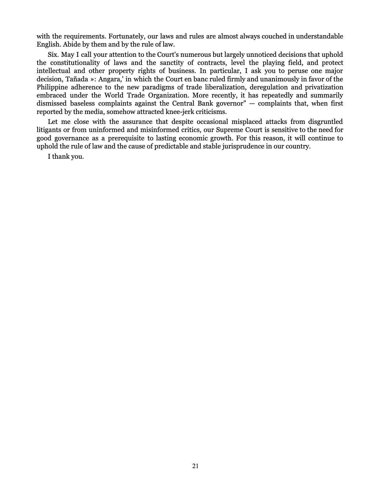 Leveling the Playing Field, page 21