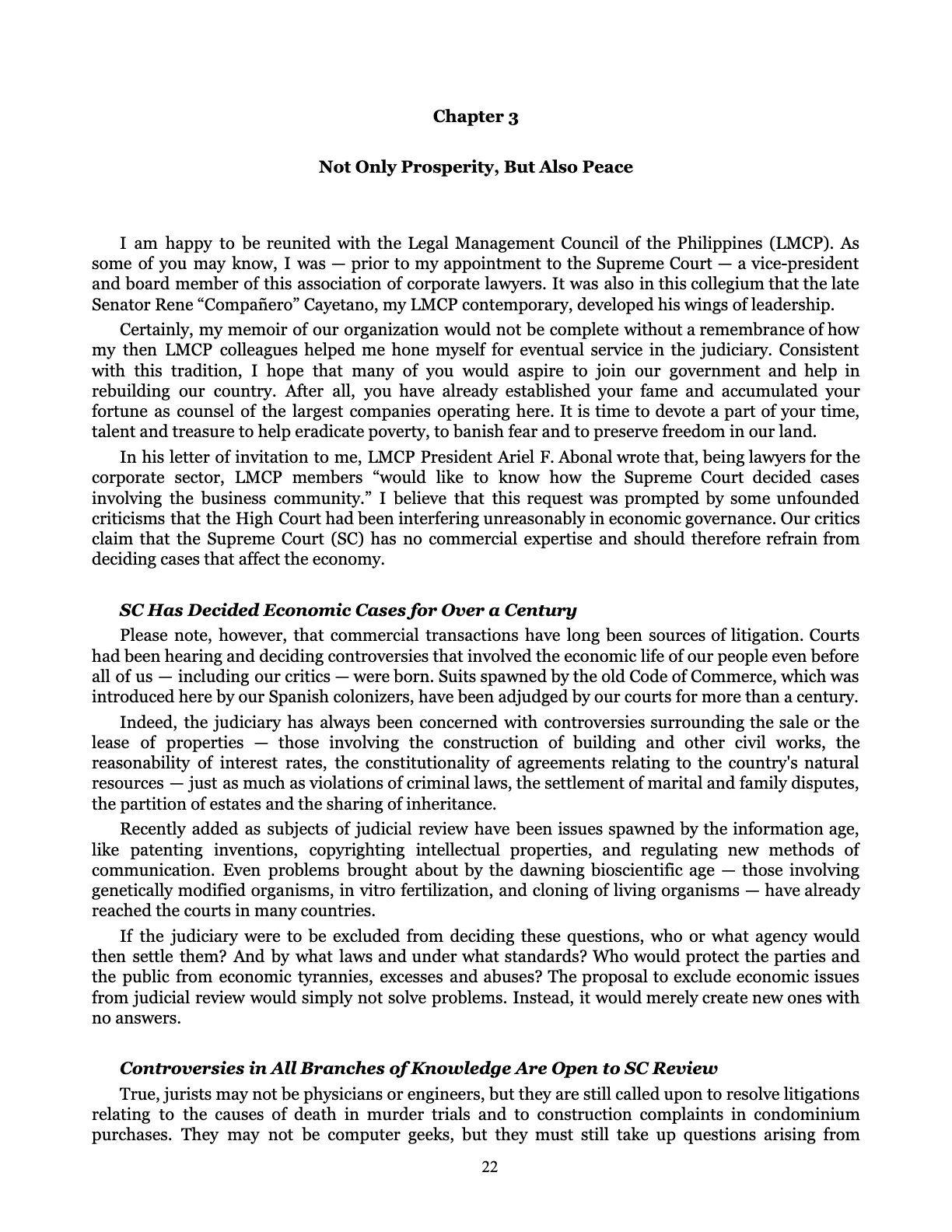 Leveling the Playing Field, page 22