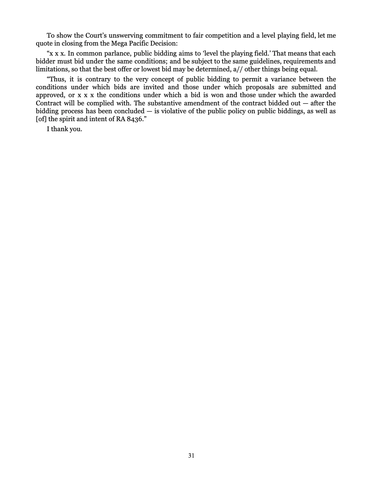 Leveling the Playing Field, page 31