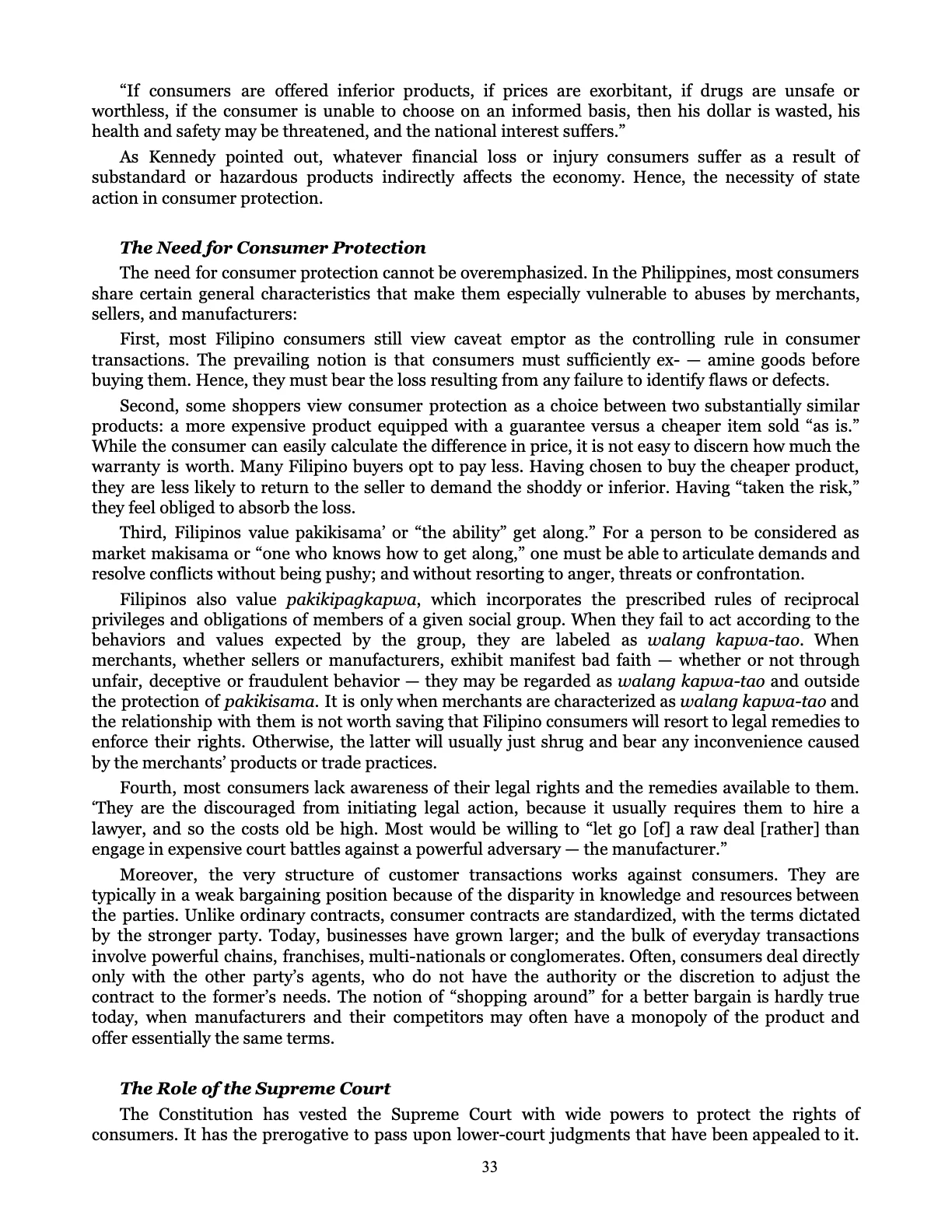 Leveling the Playing Field, page 33