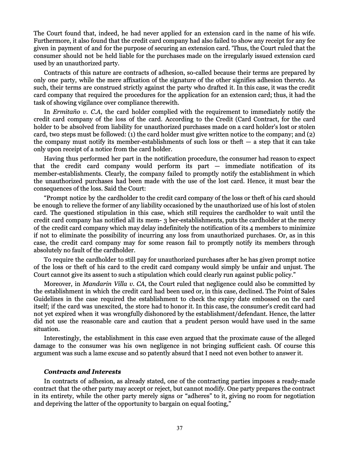 Leveling the Playing Field, page 37