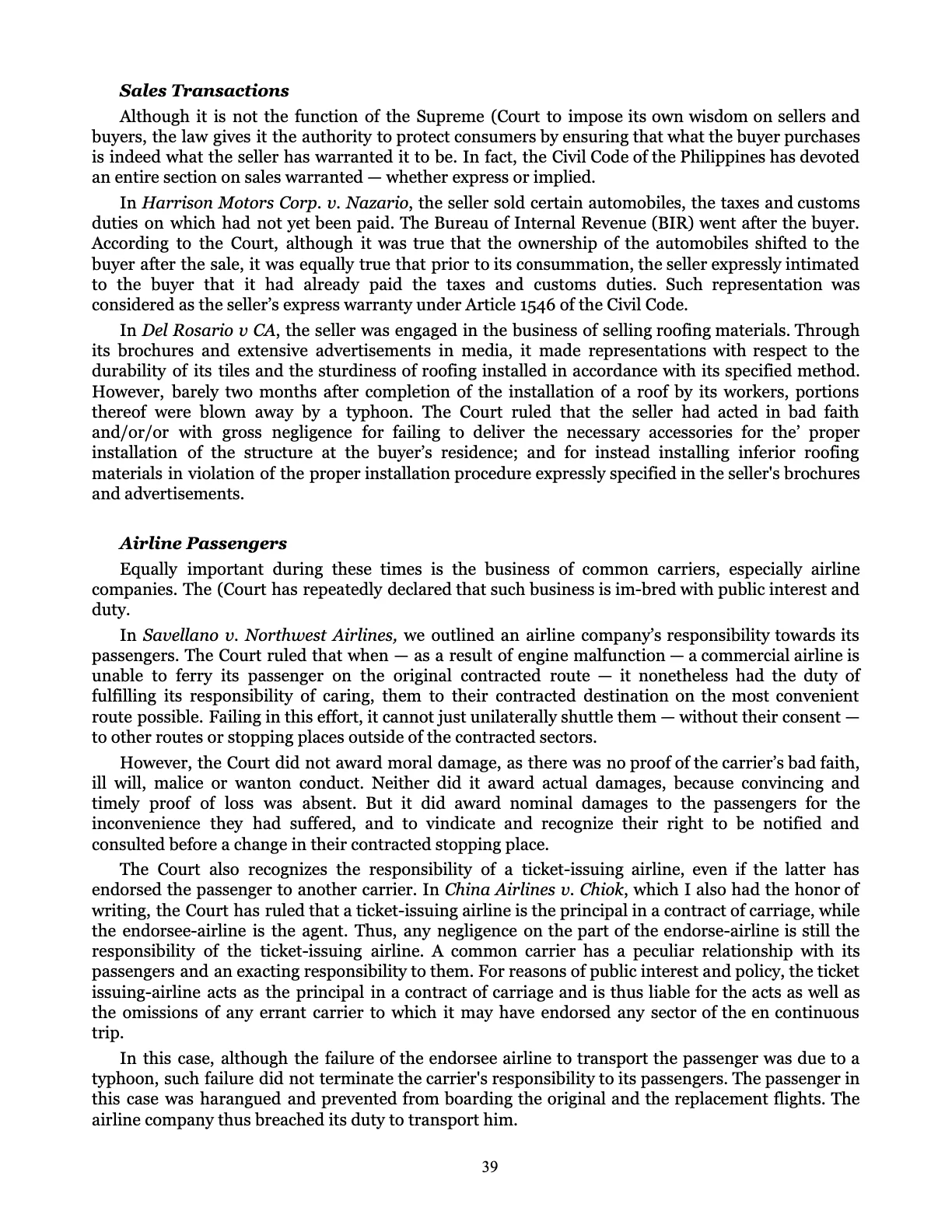 Leveling the Playing Field, page 39