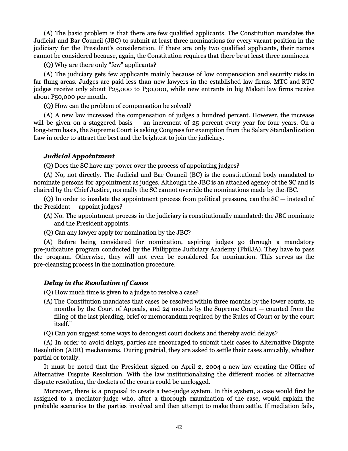 Leveling the Playing Field, page 42