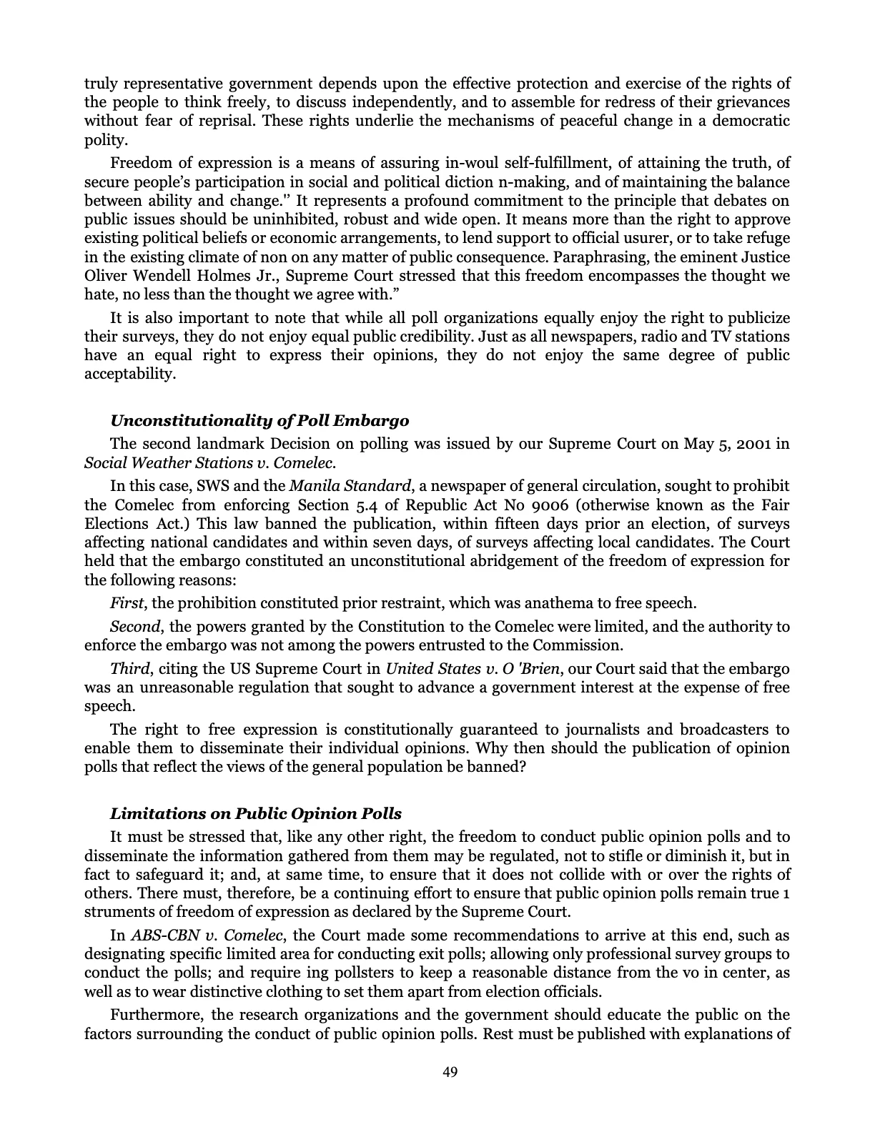 Leveling the Playing Field, page 49
