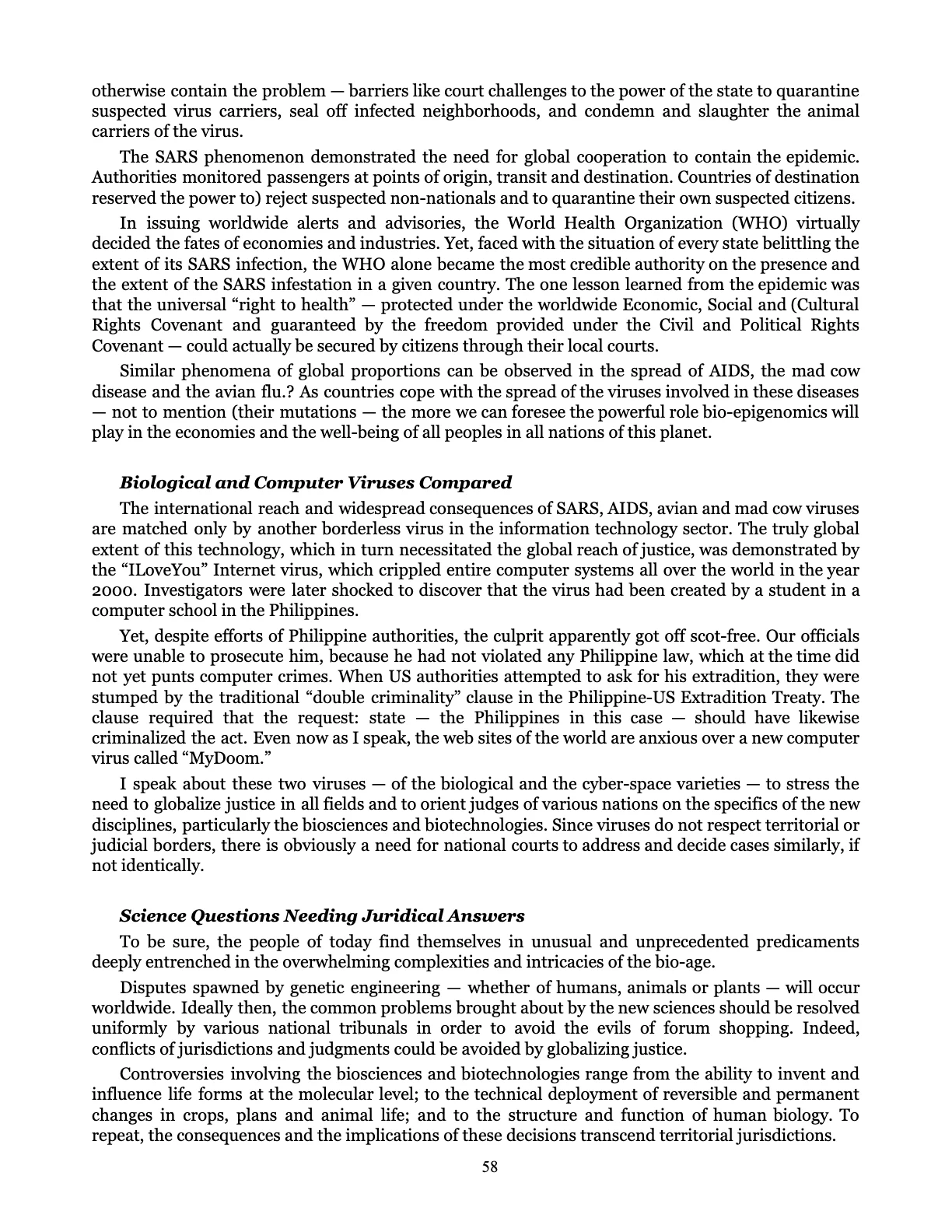 Leveling the Playing Field, page 58