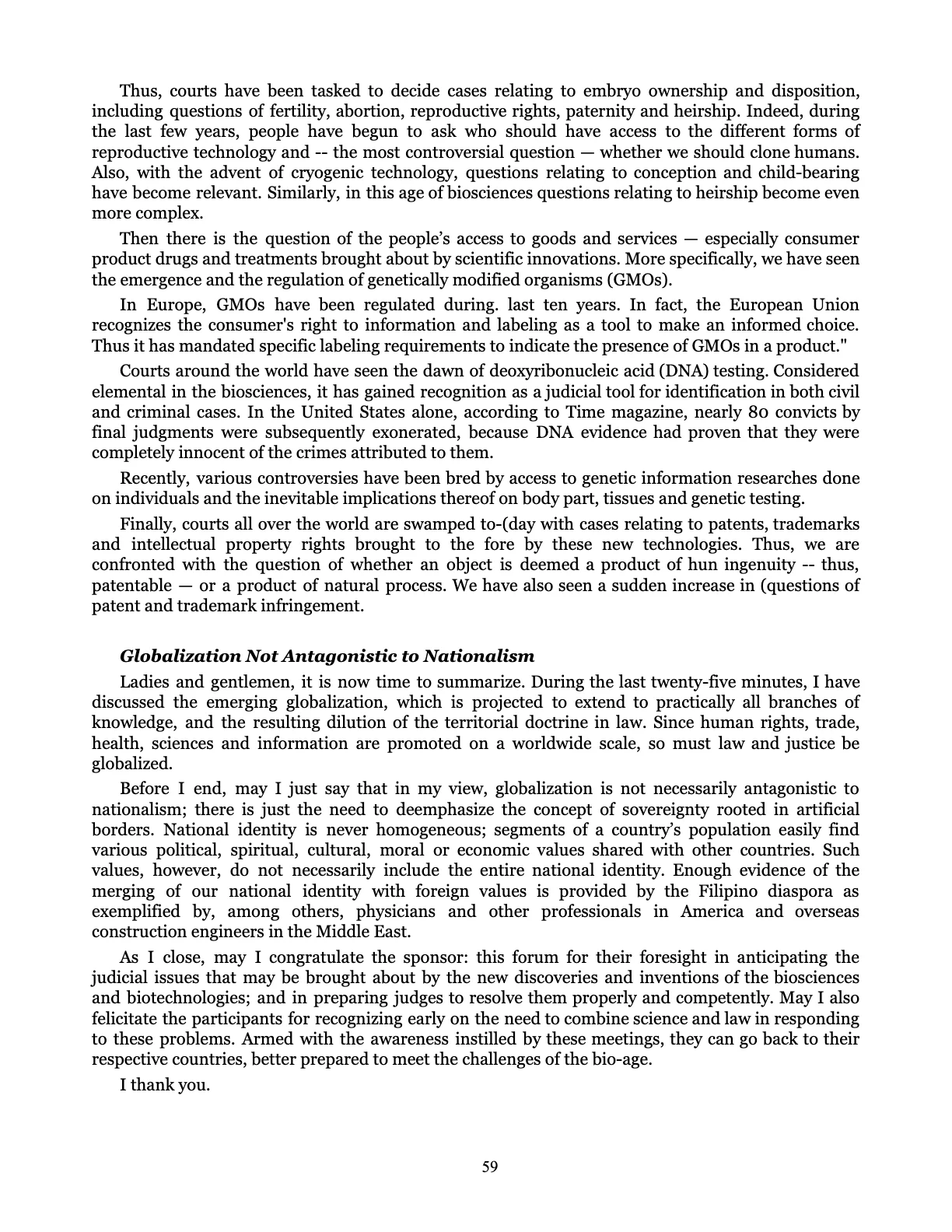 Leveling the Playing Field, page 59