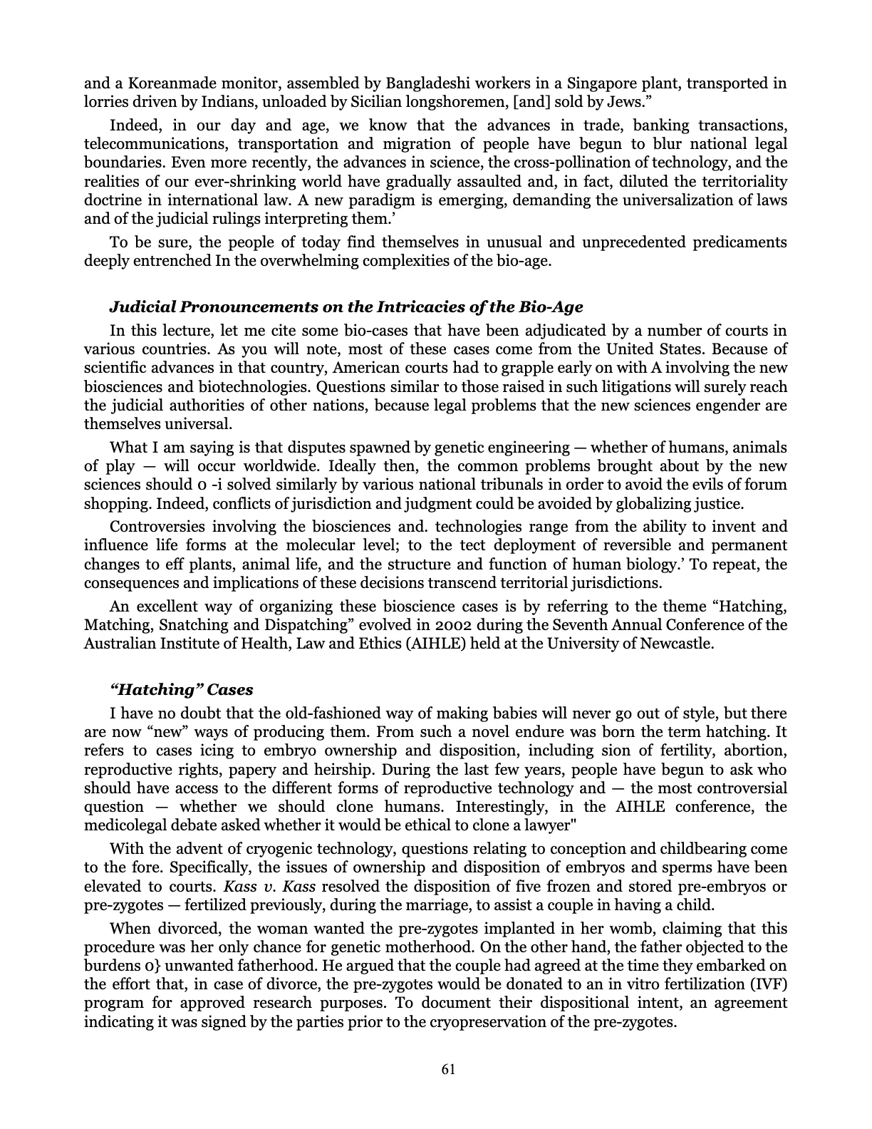 Leveling the Playing Field, page 61