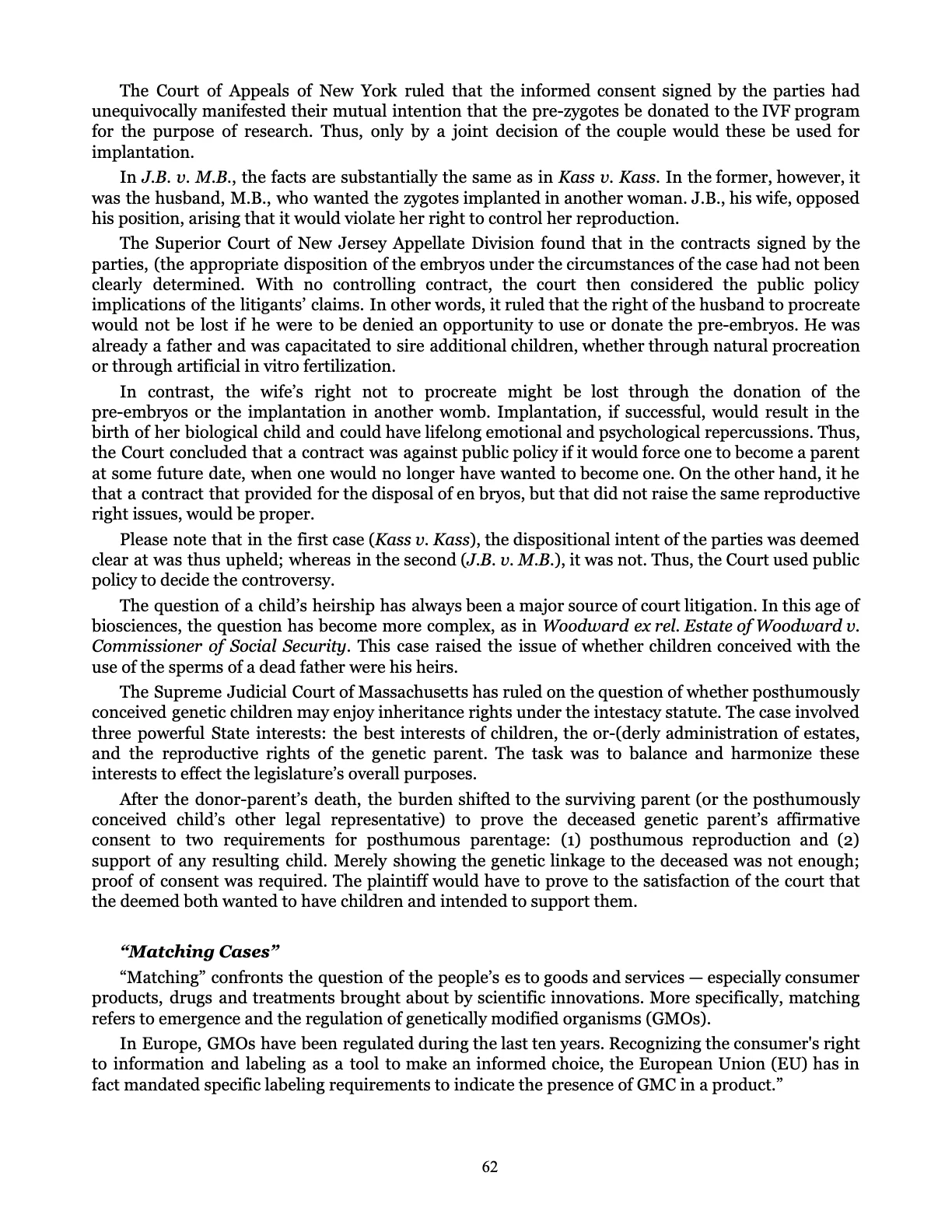 Leveling the Playing Field, page 62