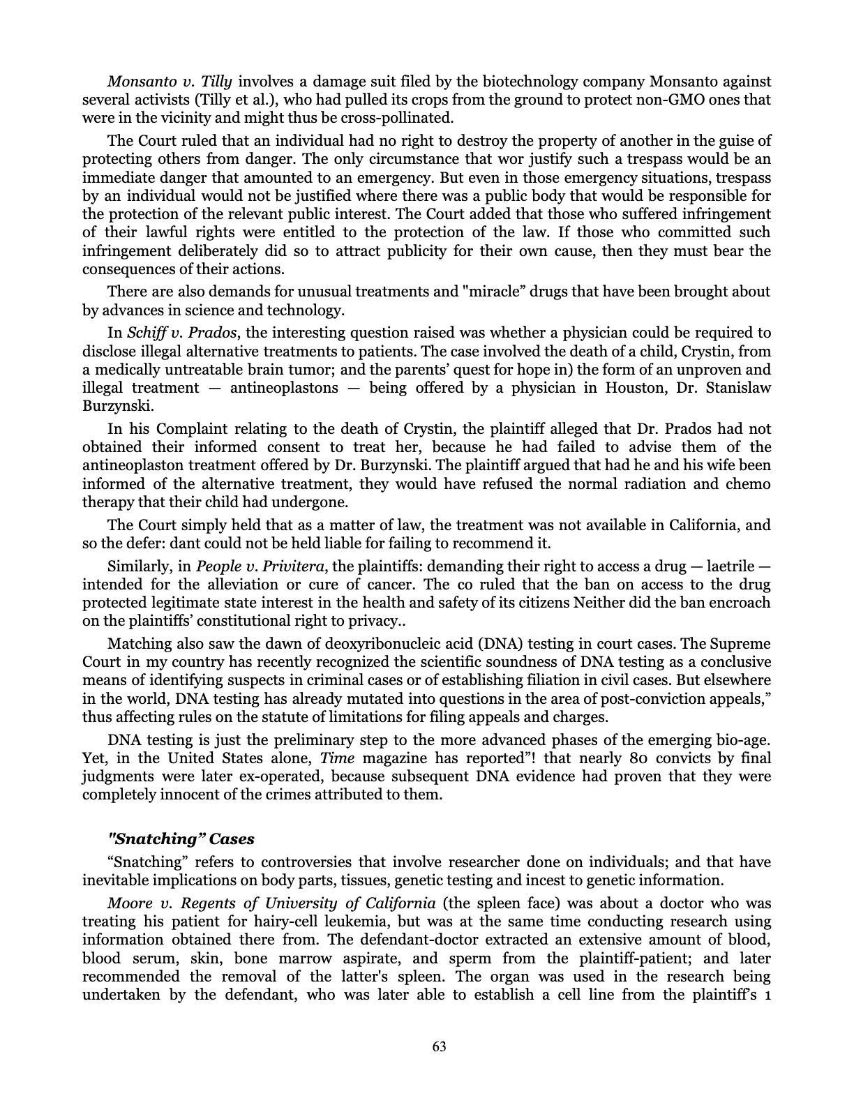 Leveling the Playing Field, page 63