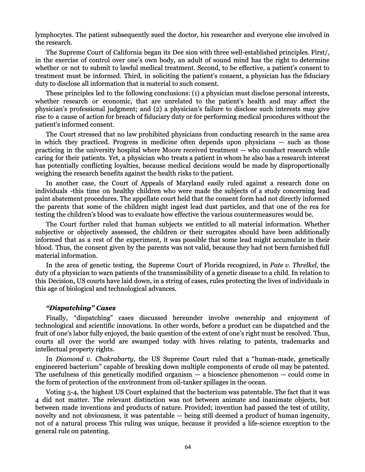 Leveling the Playing Field, page 64