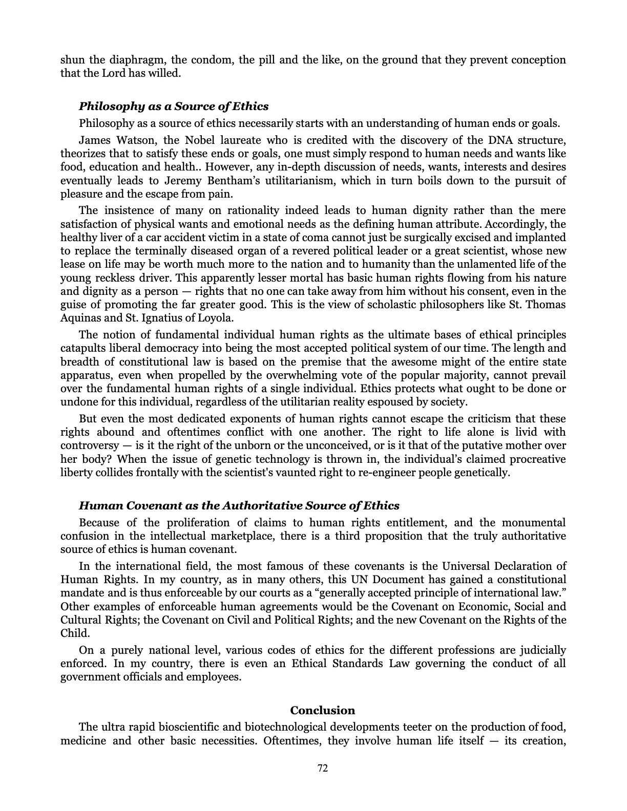 Leveling the Playing Field, page 72