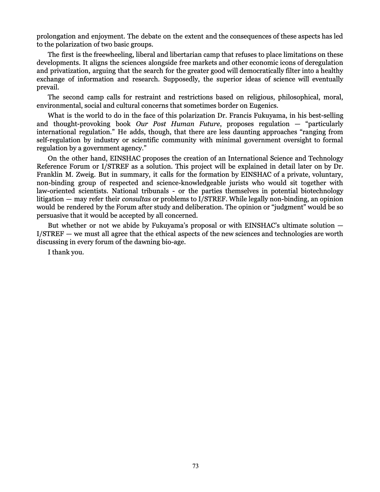 Leveling the Playing Field, page 73