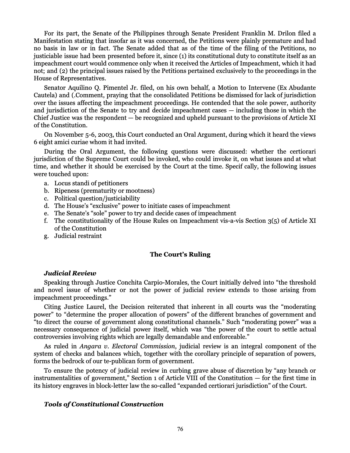 Leveling the Playing Field, page 76