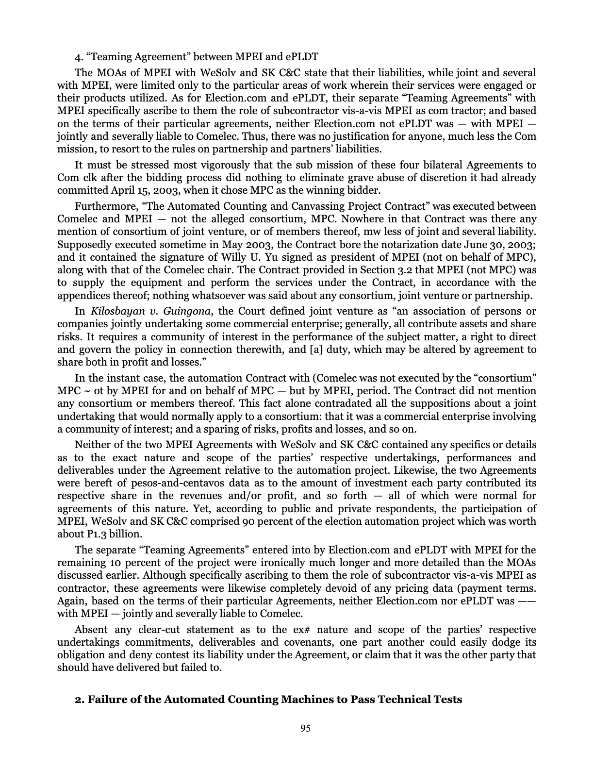 Leveling the Playing Field, page 95