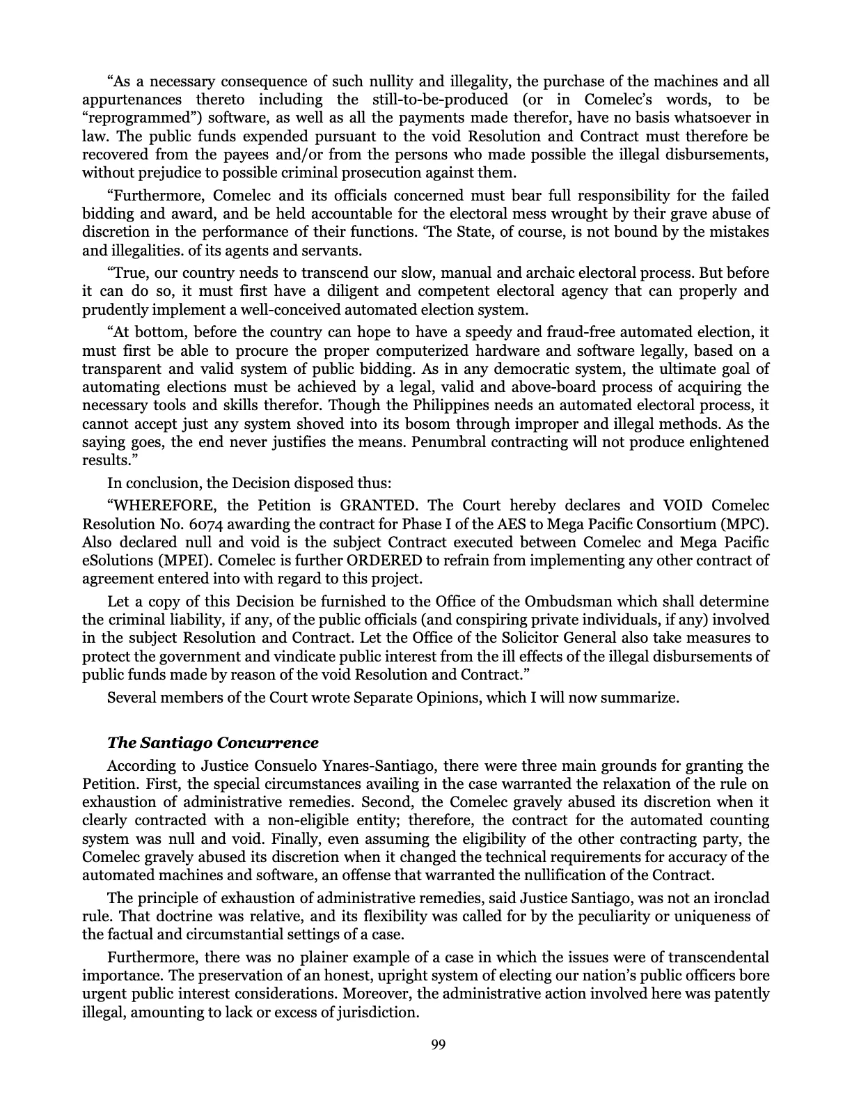 Leveling the Playing Field, page 99
