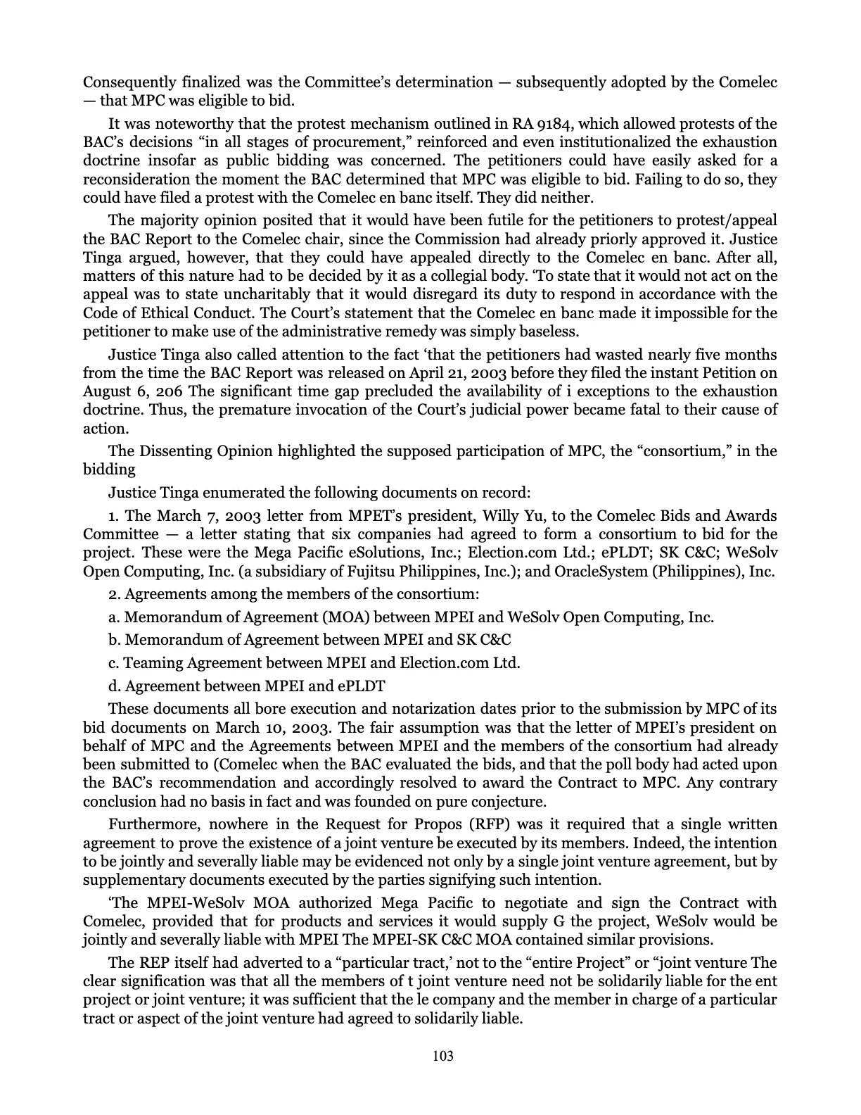 Leveling the Playing Field, page 103
