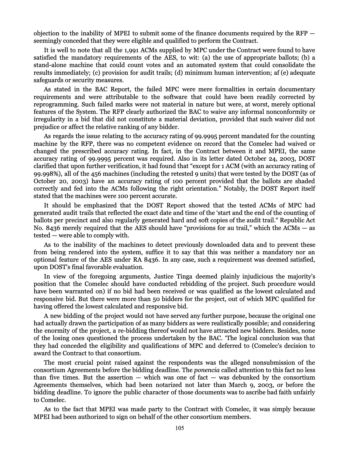 Leveling the Playing Field, page 105