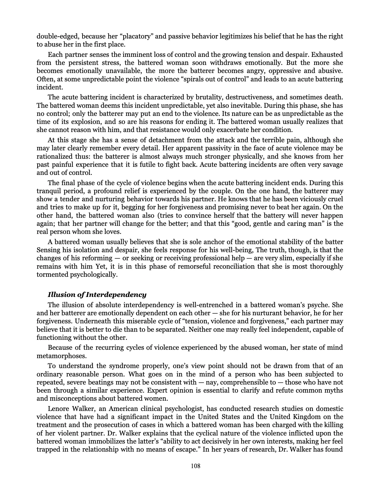 Leveling the Playing Field, page 108