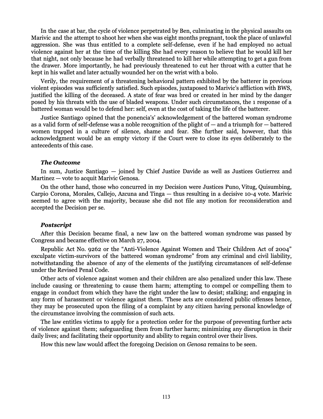Leveling the Playing Field, page 113