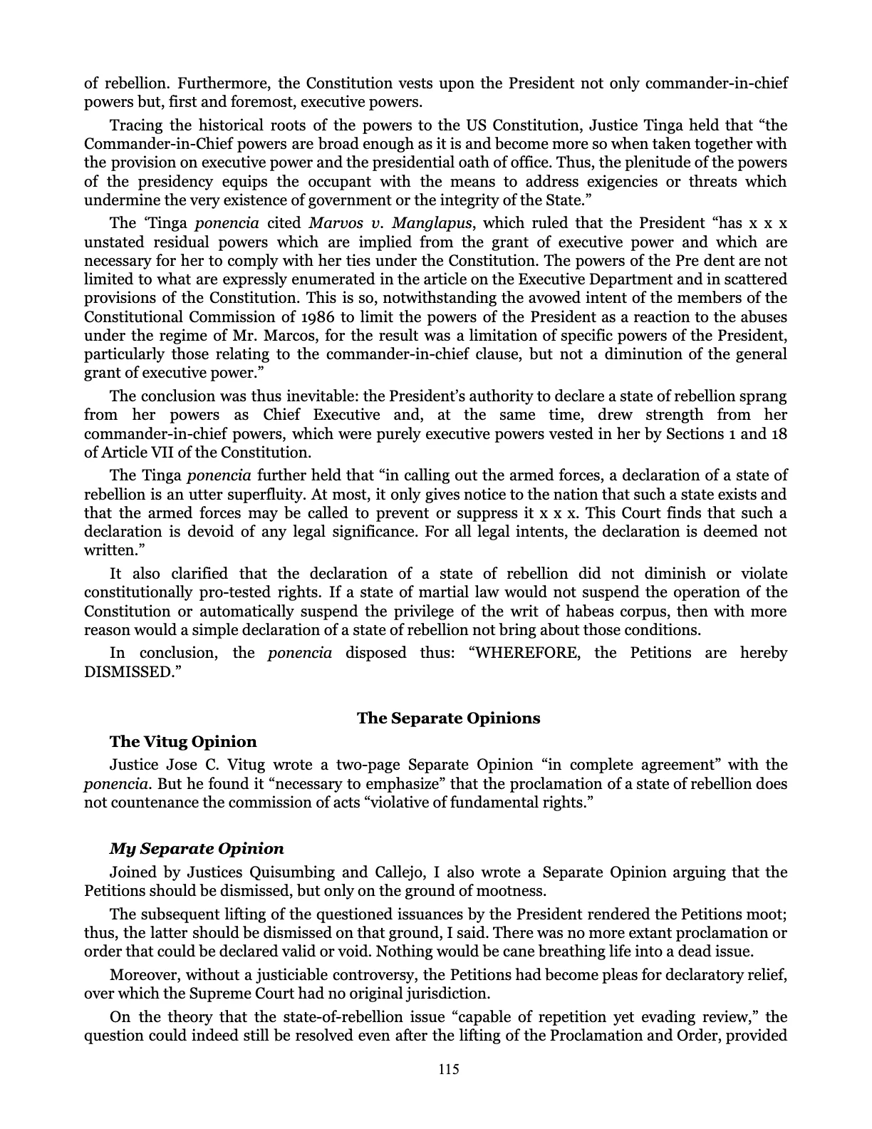 Leveling the Playing Field, page 115