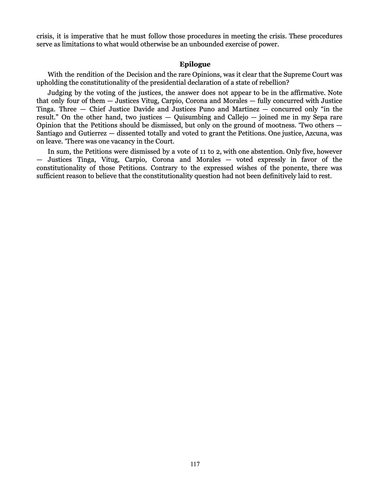 Leveling the Playing Field, page 117