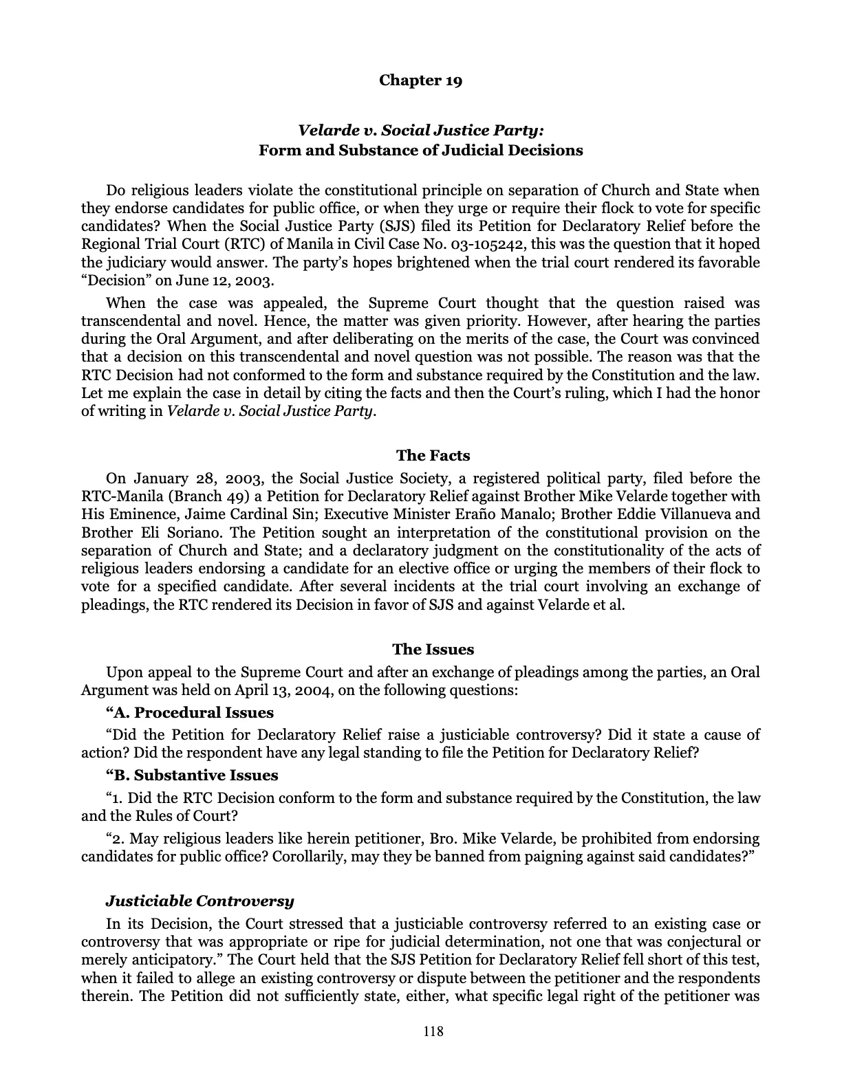 Leveling the Playing Field, page 118