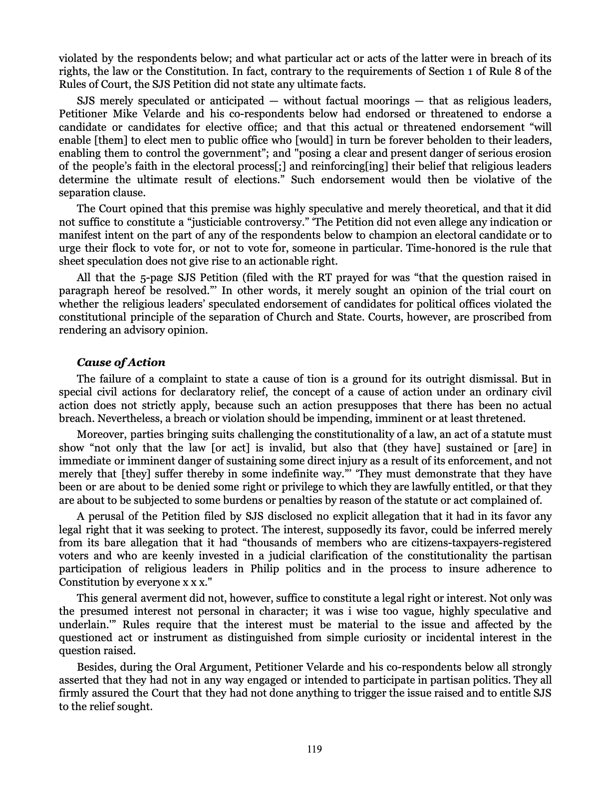 Leveling the Playing Field, page 119