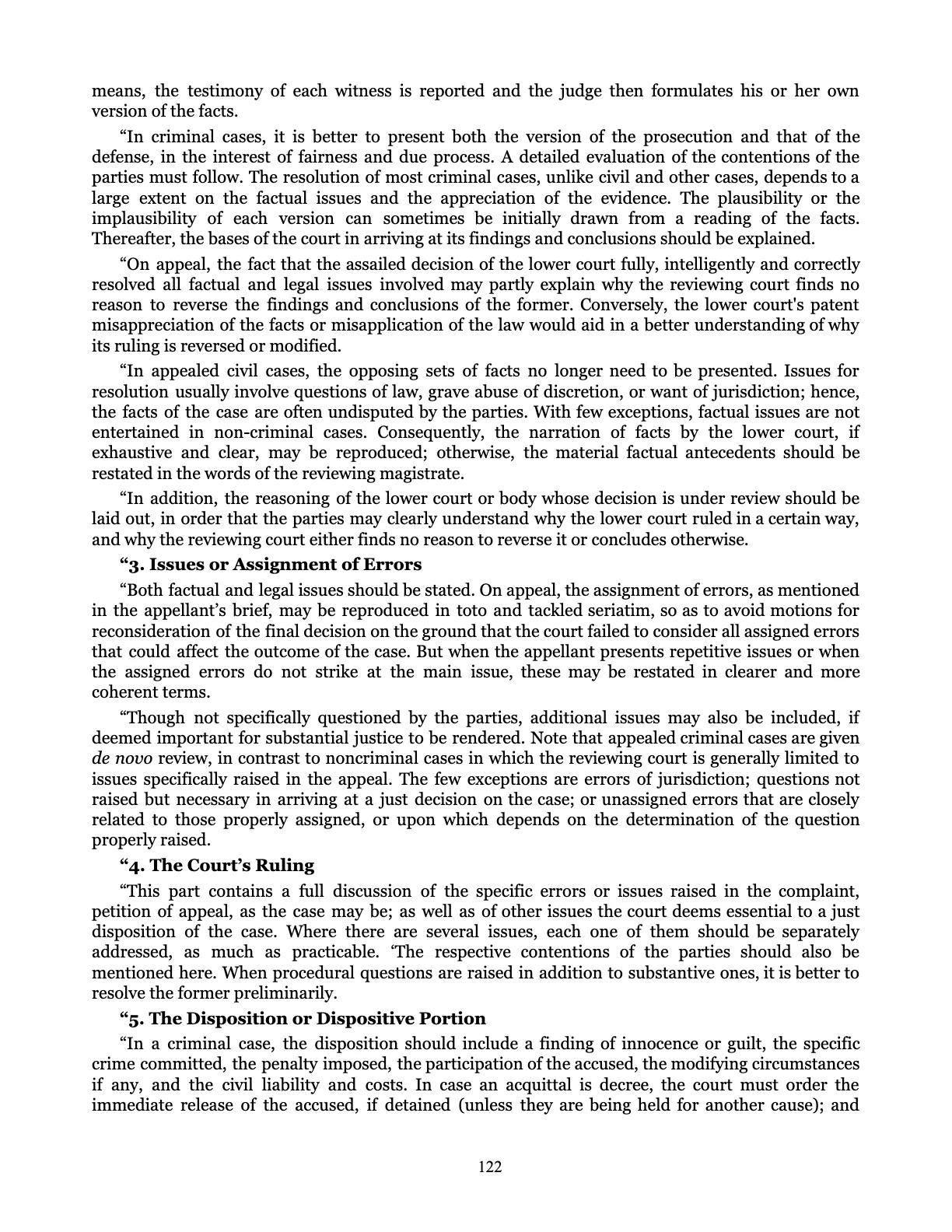 Leveling the Playing Field, page 122
