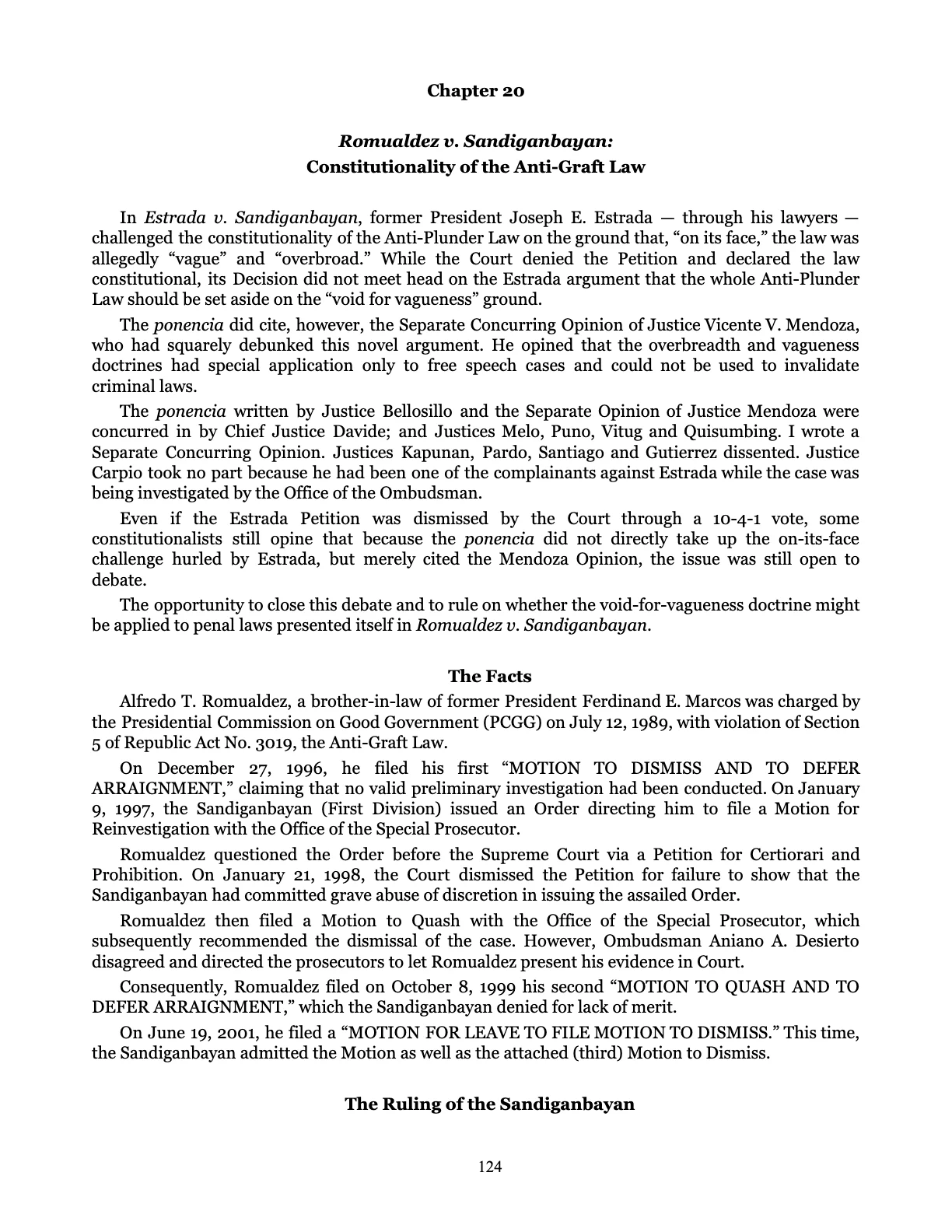 Leveling the Playing Field, page 124