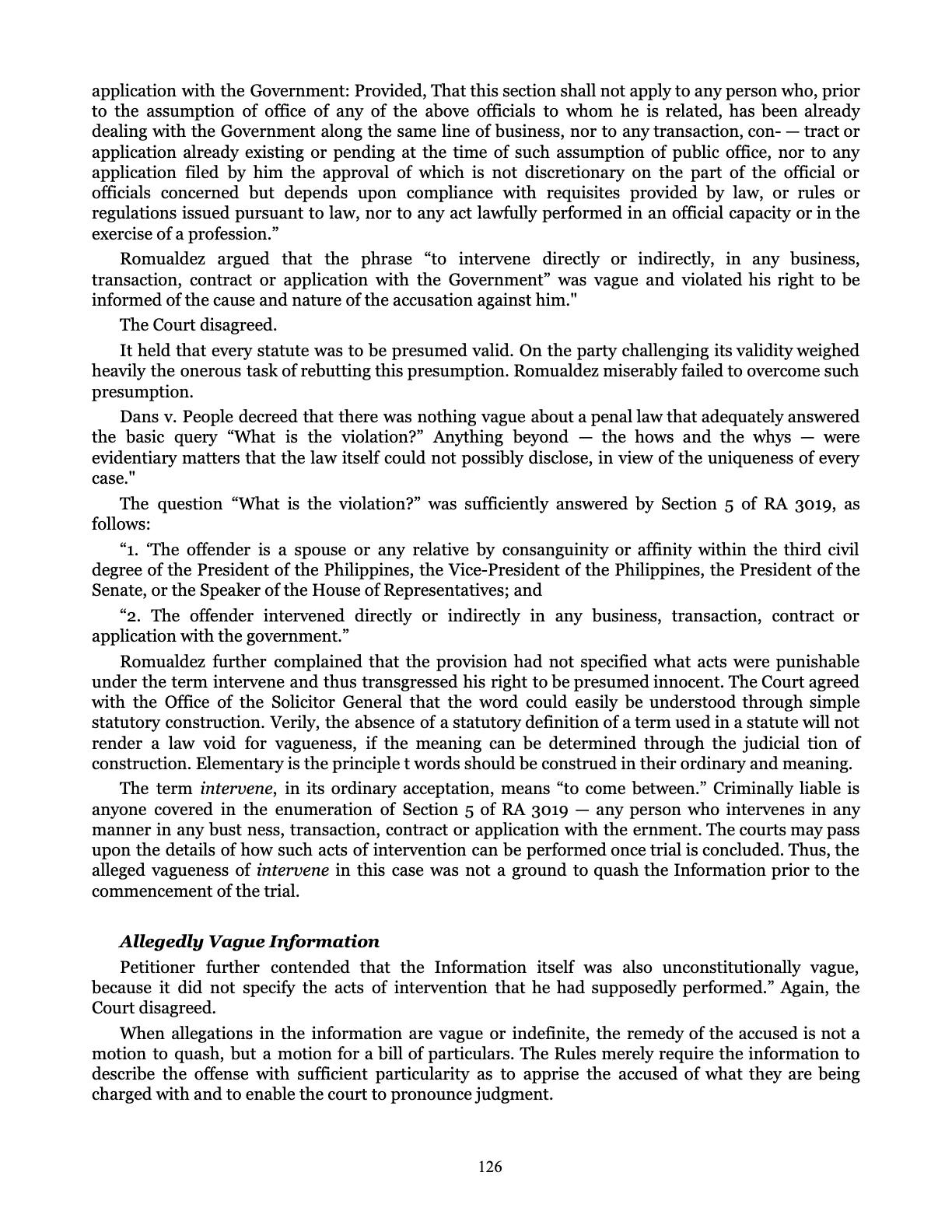 Leveling the Playing Field, page 126