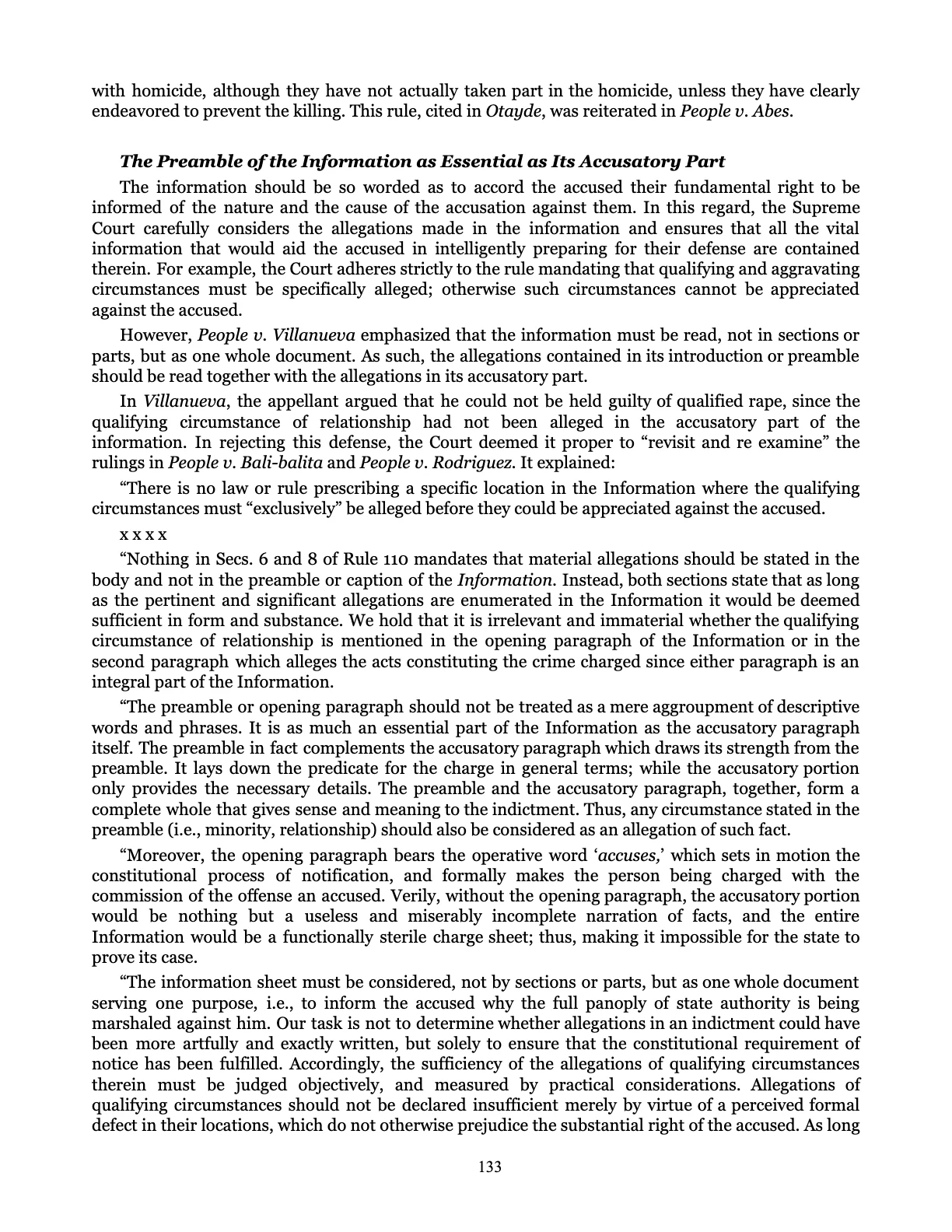 Leveling the Playing Field, page 133