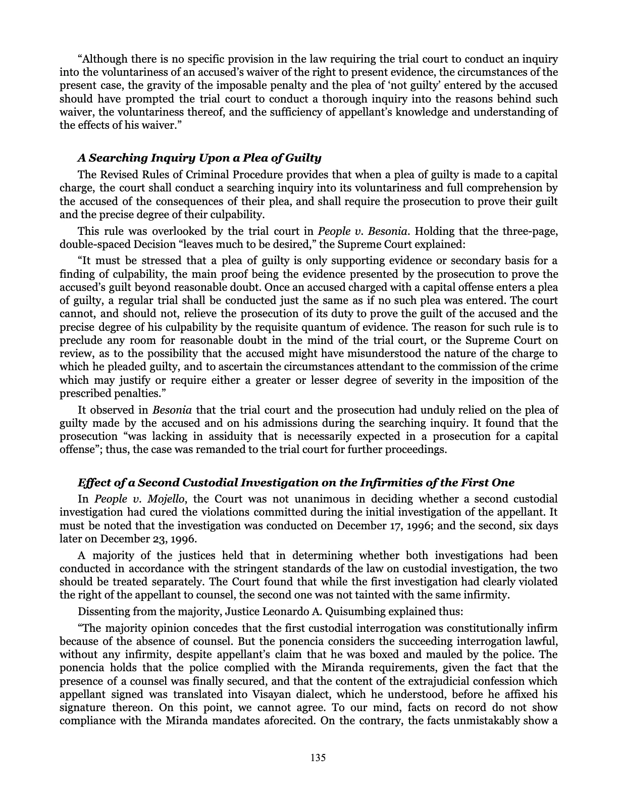 Leveling the Playing Field, page 135