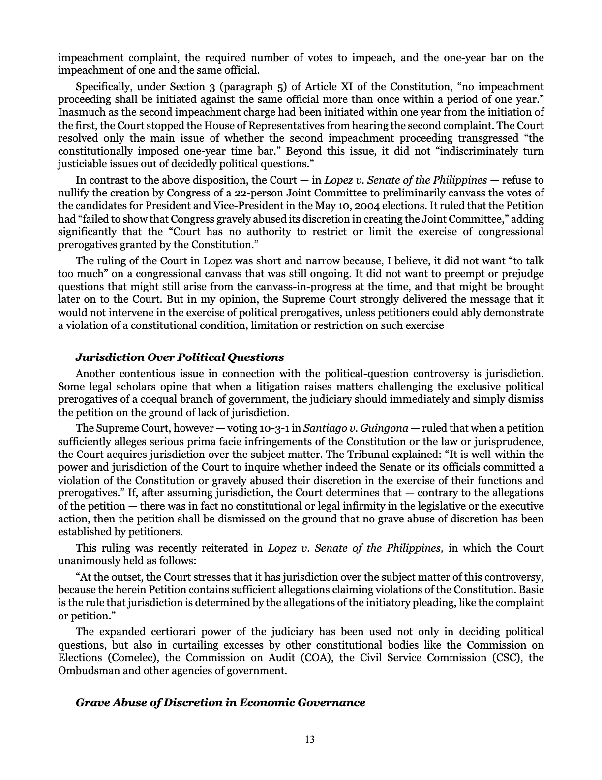 Leveling the Playing Field, page 13