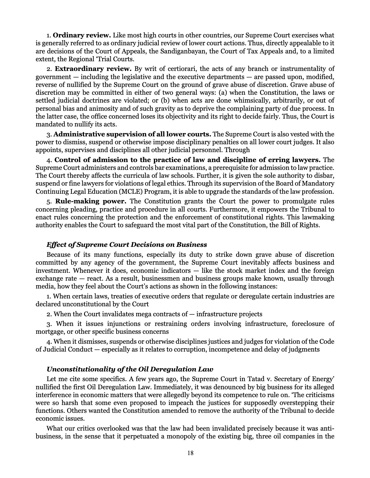 Leveling the Playing Field, page 18