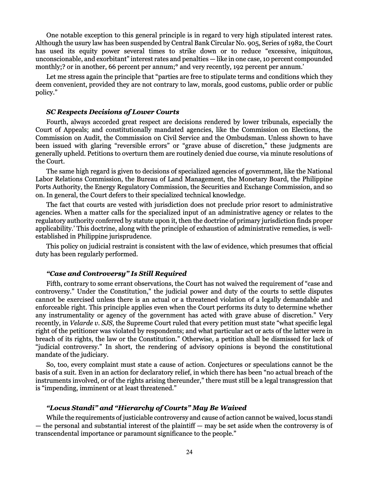 Leveling the Playing Field, page 24