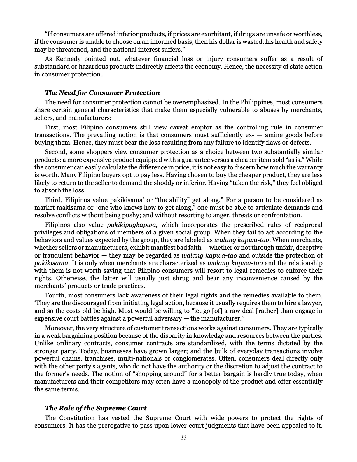 Leveling the Playing Field, page 33