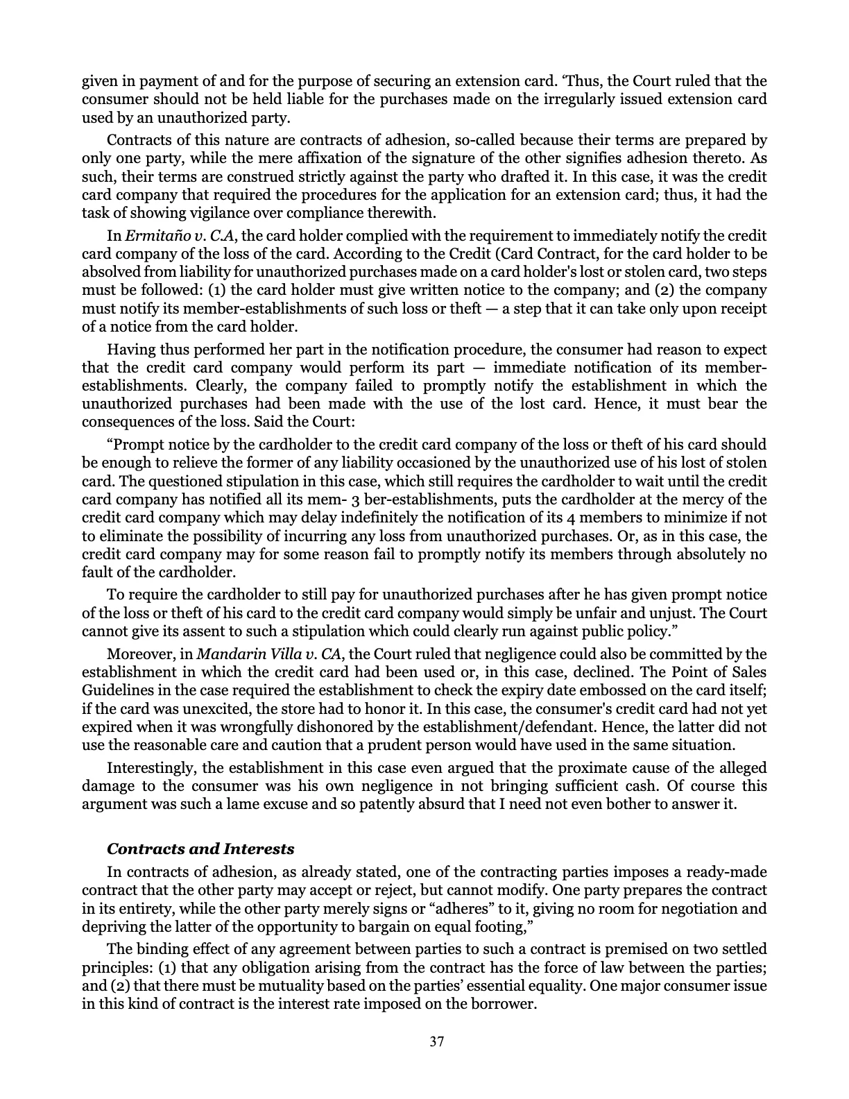 Leveling the Playing Field, page 37