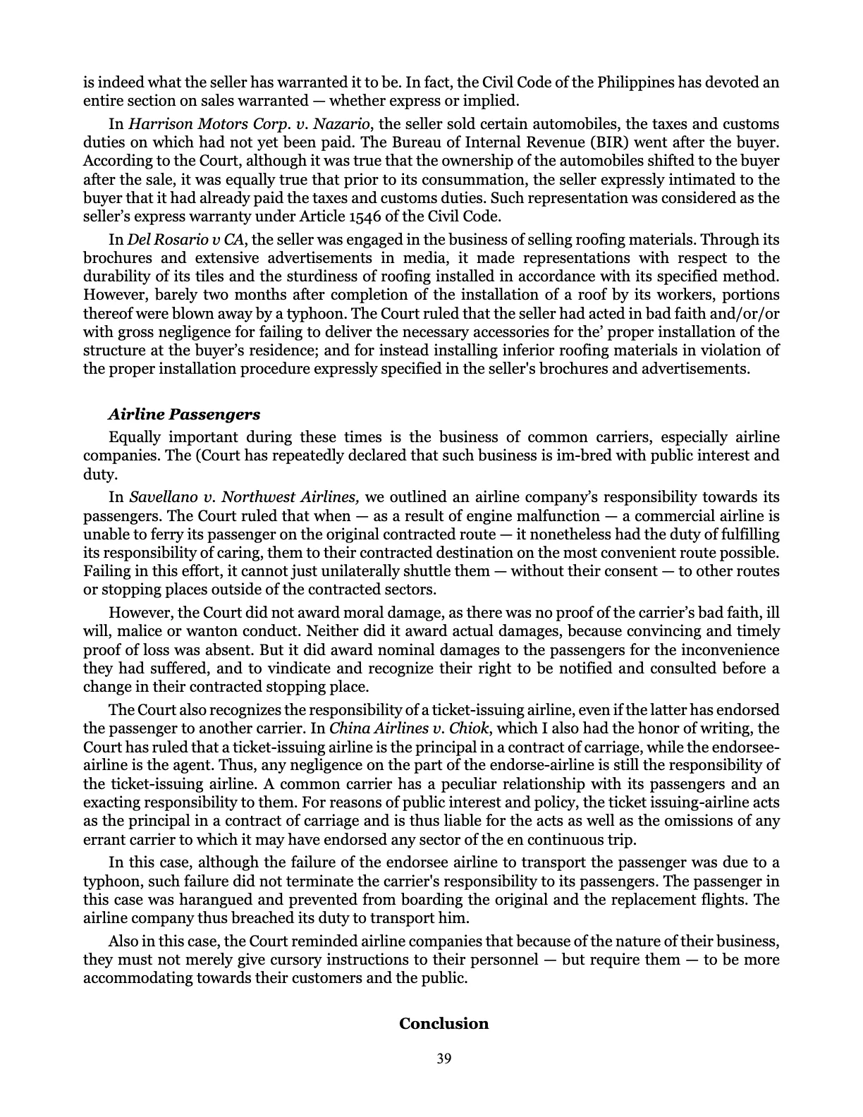 Leveling the Playing Field, page 39
