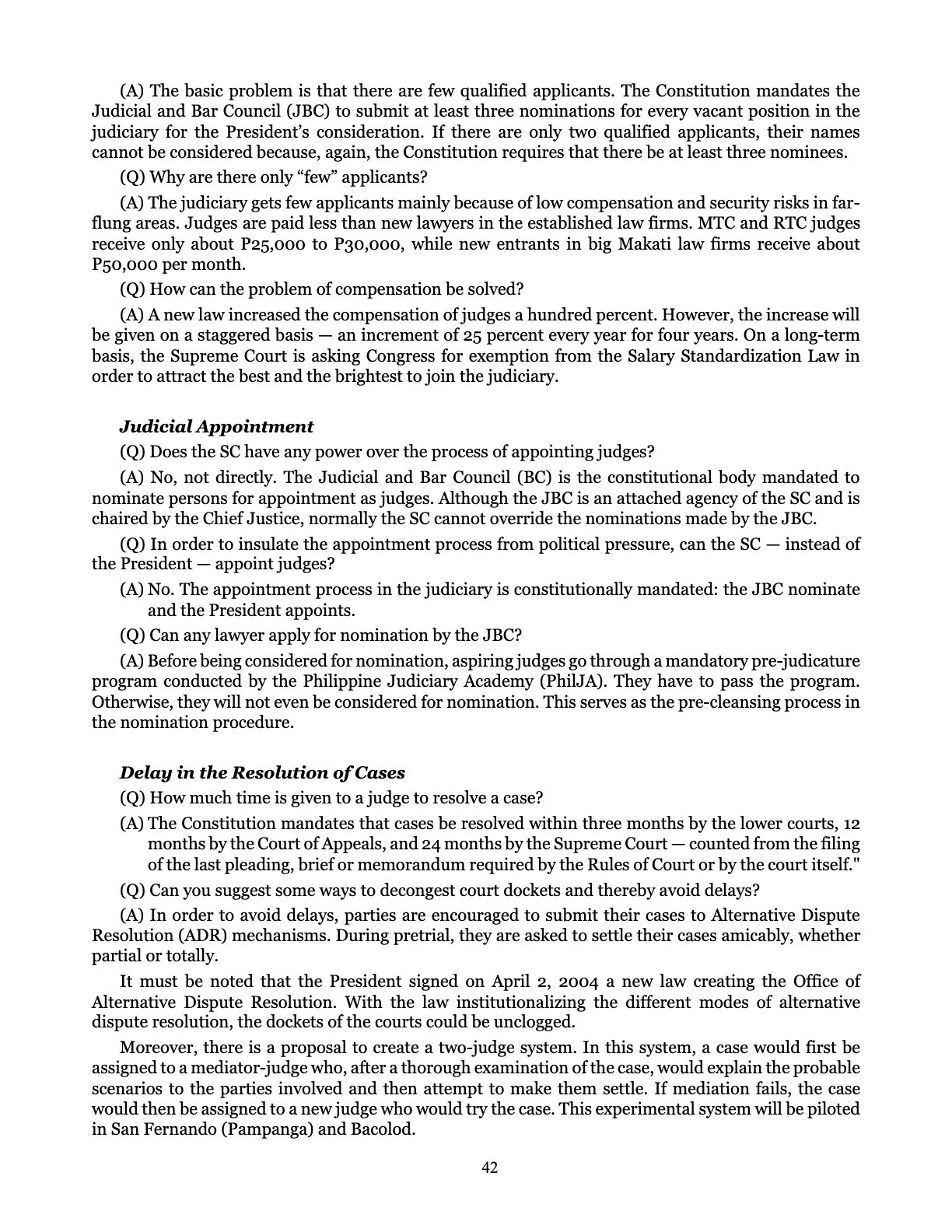 Leveling the Playing Field, page 42