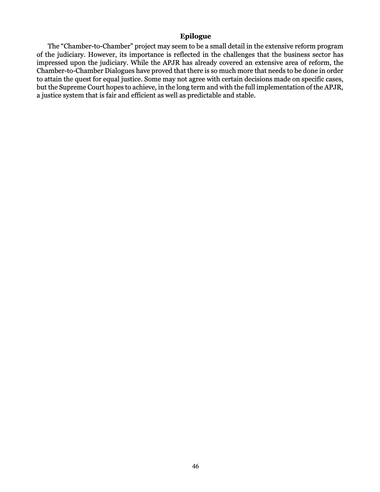 Leveling the Playing Field, page 46