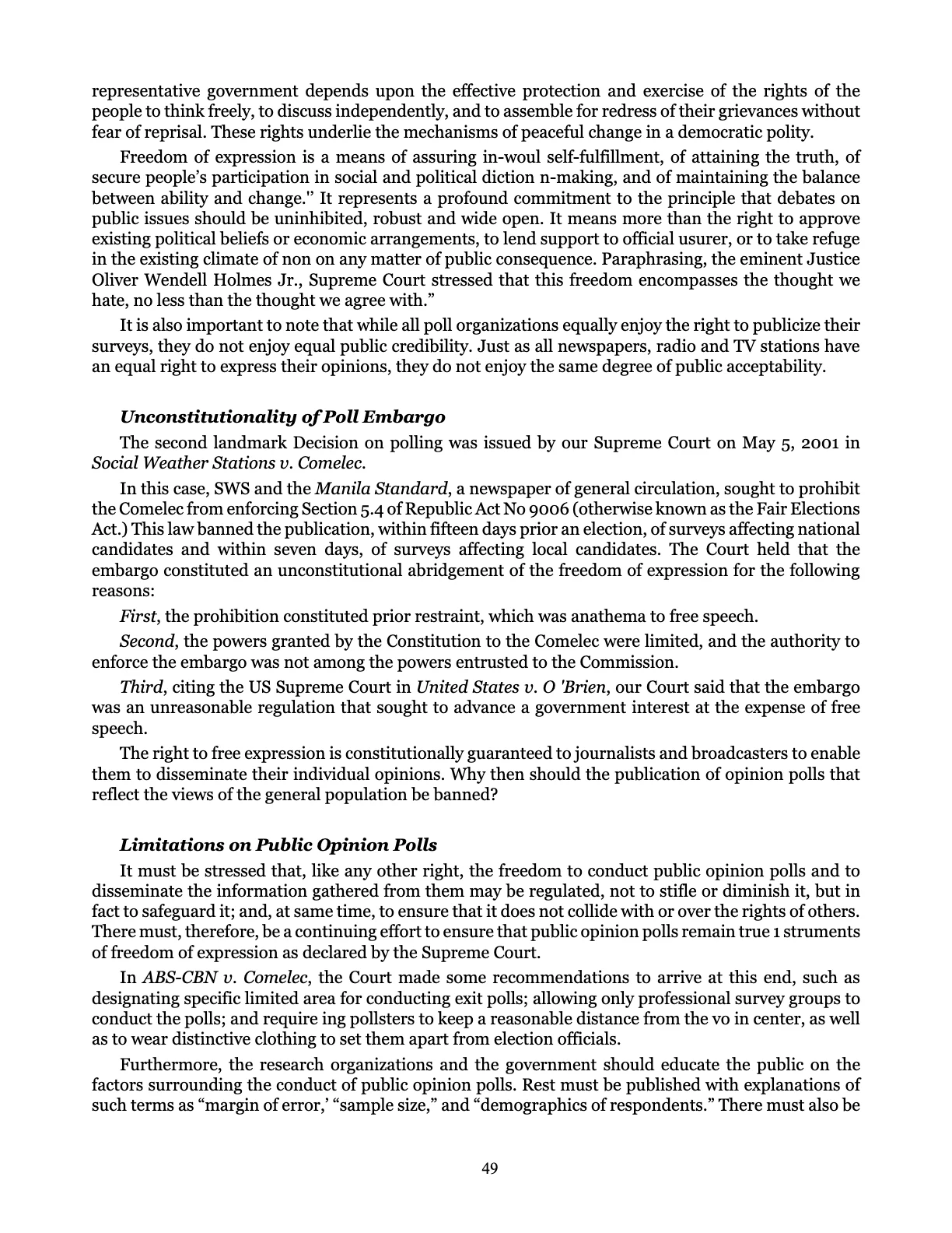 Leveling the Playing Field, page 49