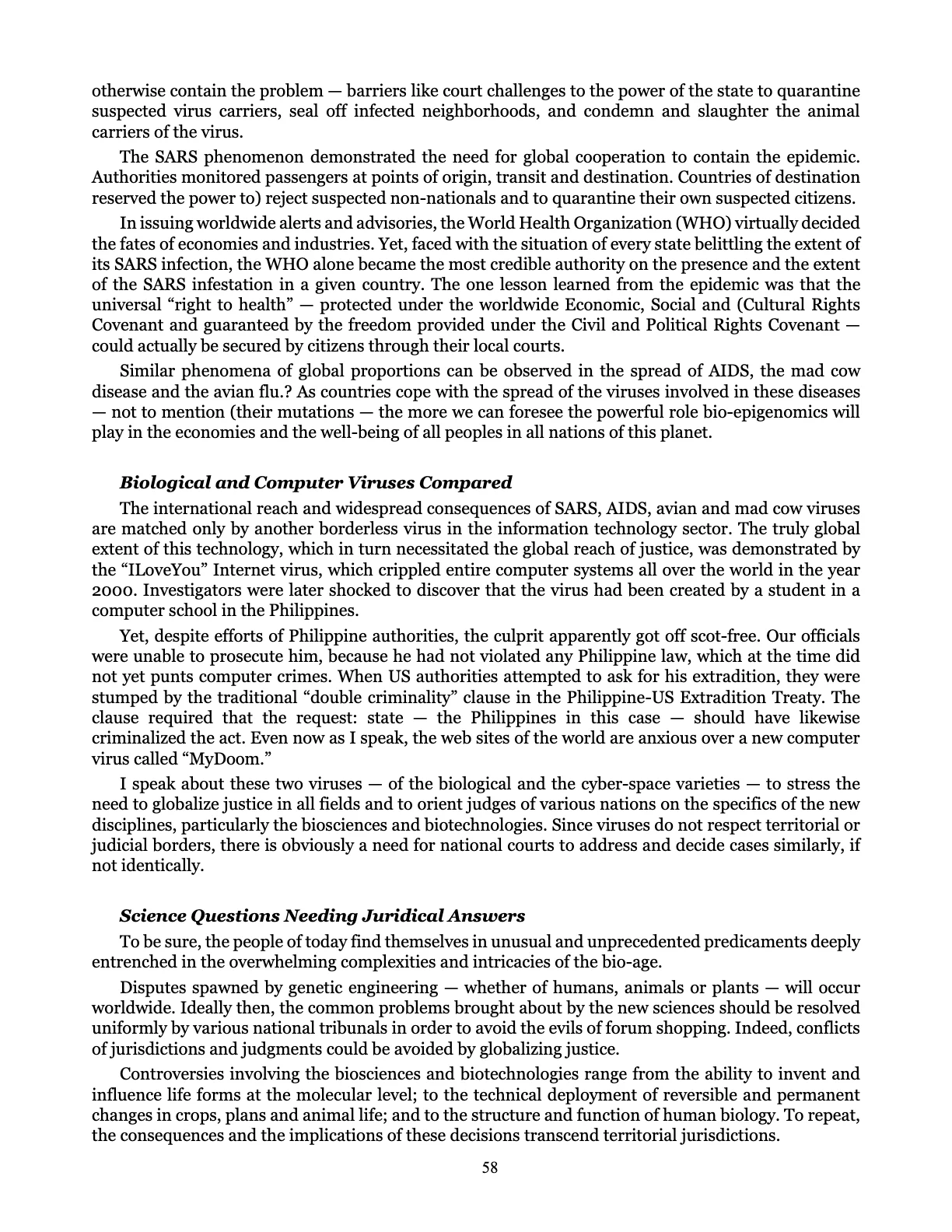 Leveling the Playing Field, page 58