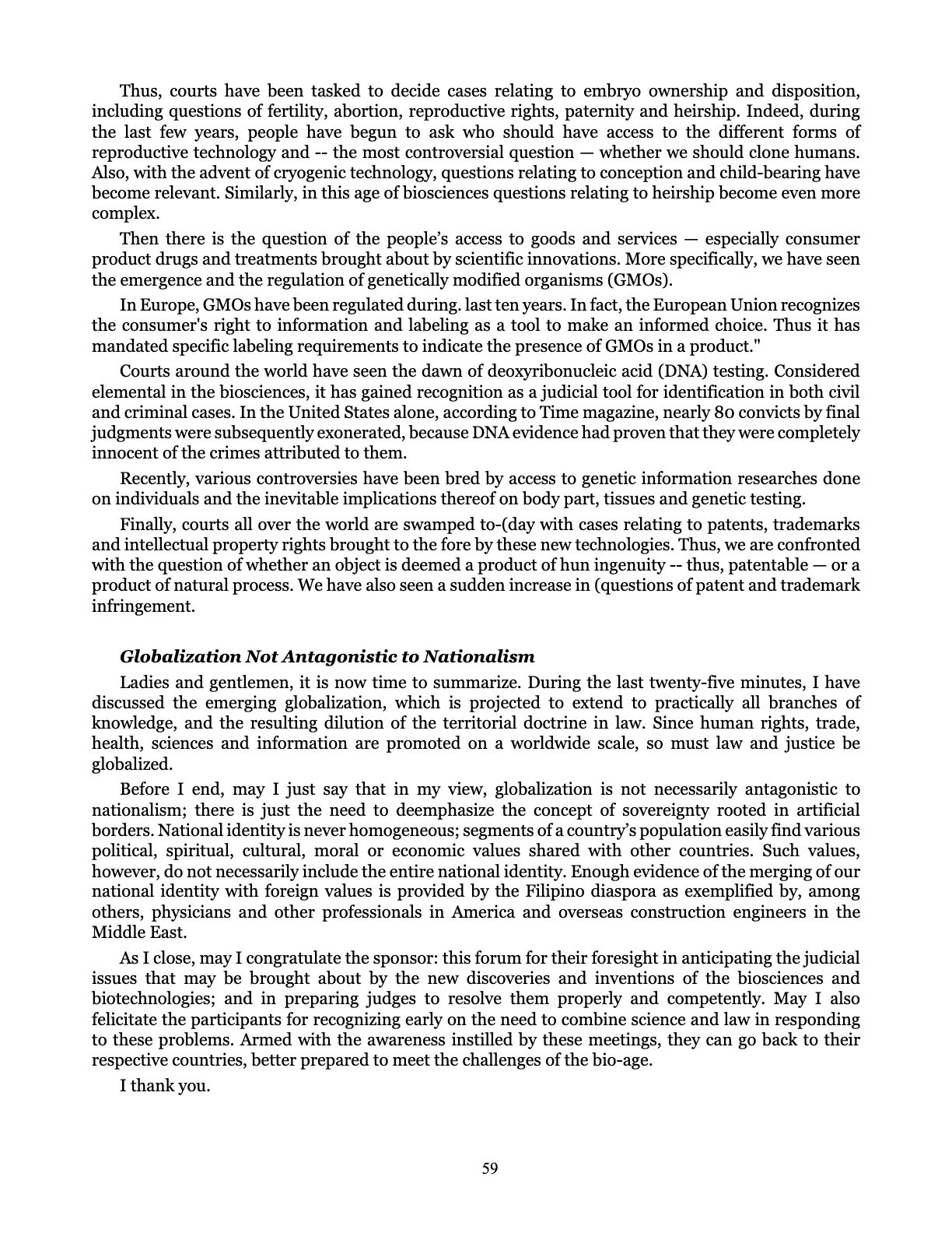 Leveling the Playing Field, page 59
