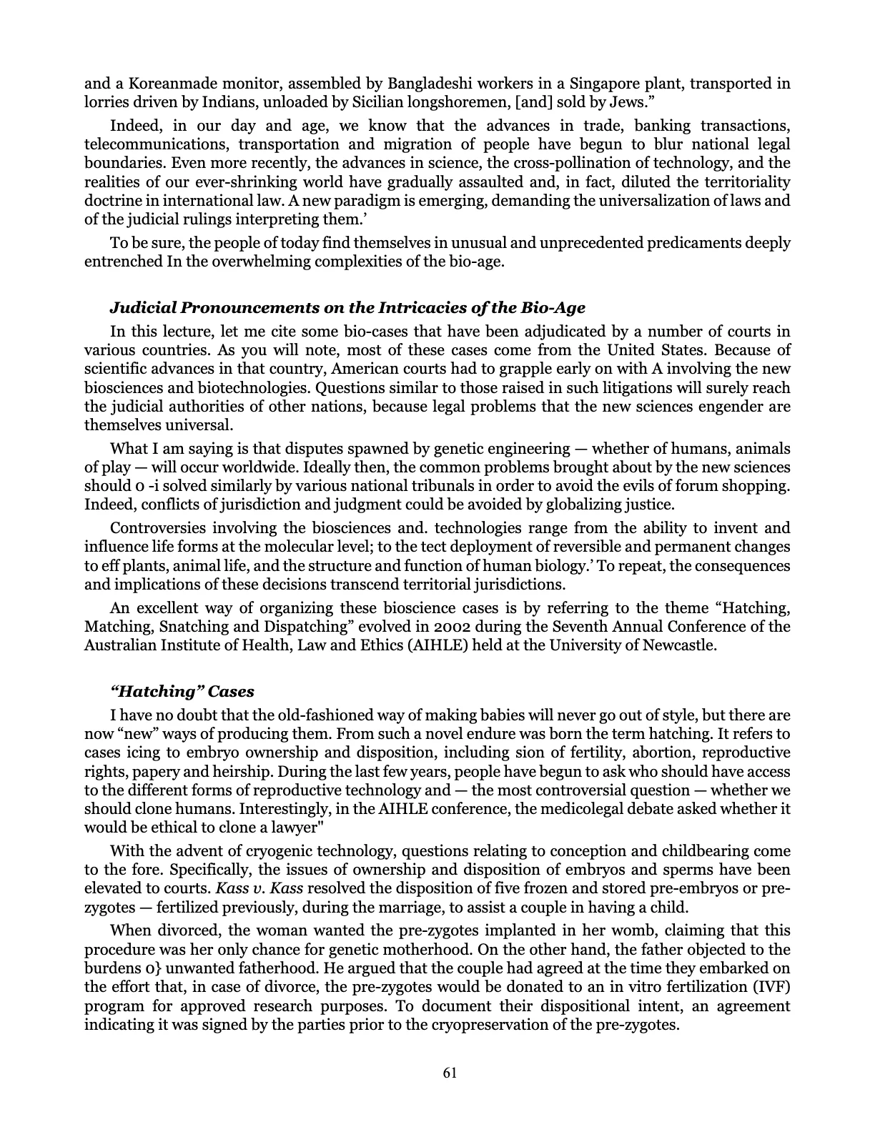 Leveling the Playing Field, page 61