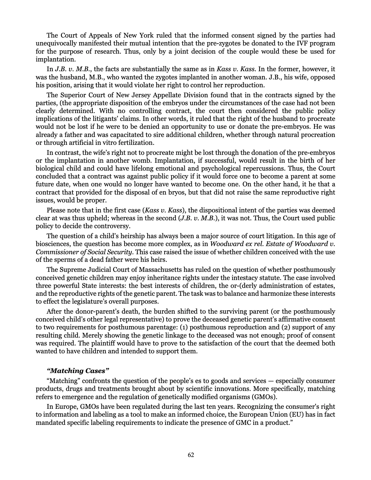 Leveling the Playing Field, page 62