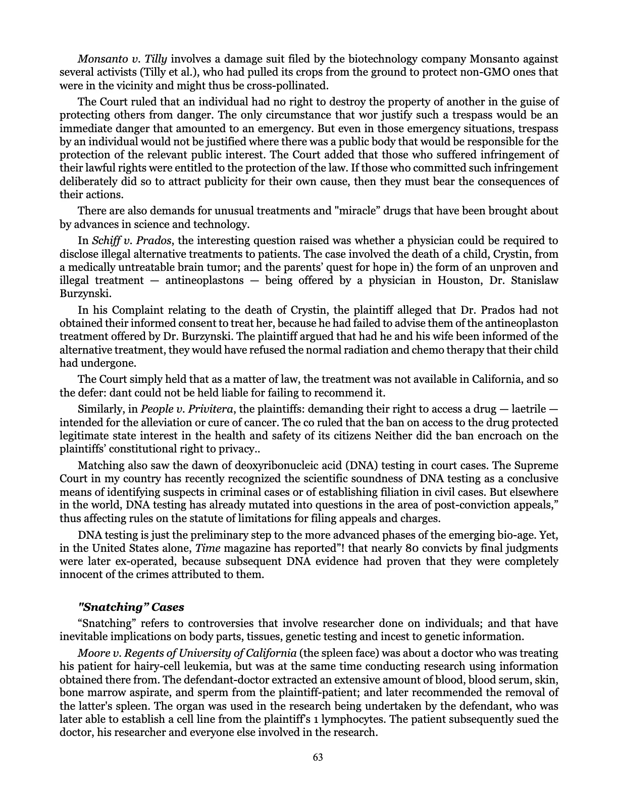 Leveling the Playing Field, page 63