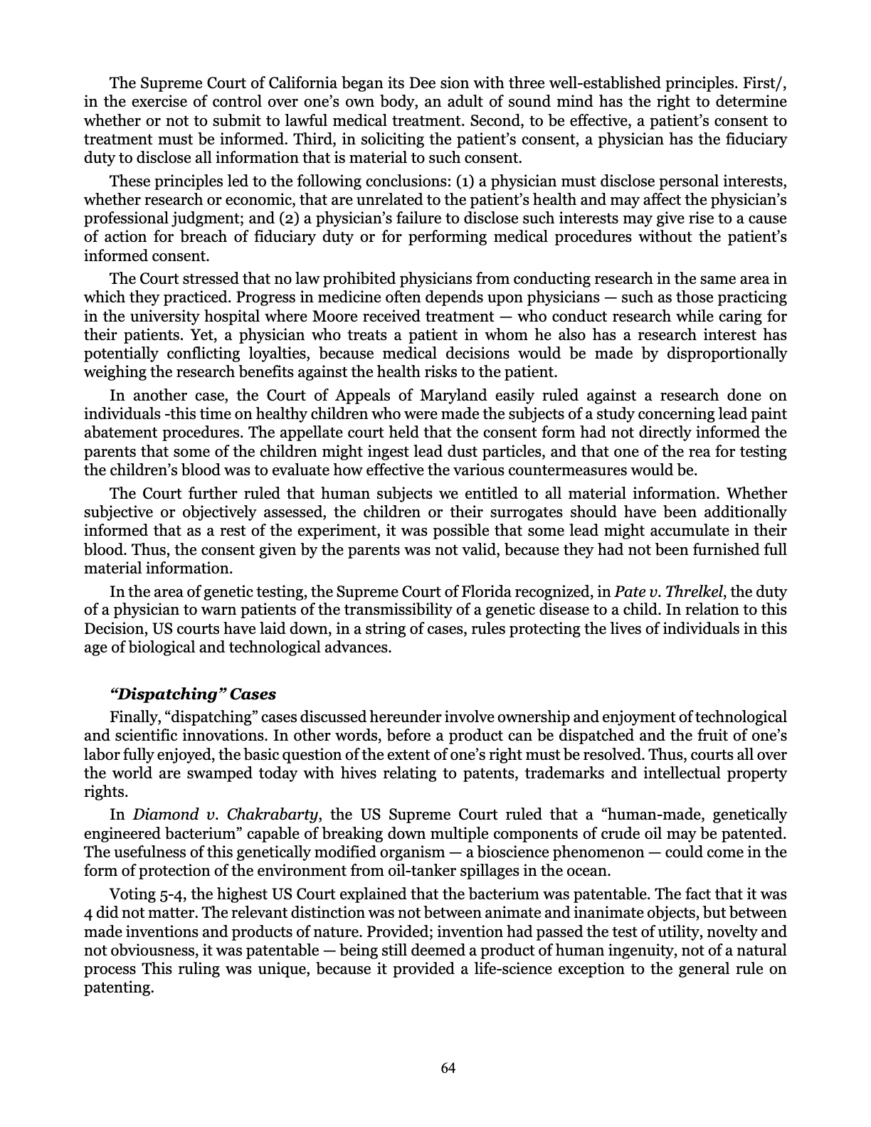 Leveling the Playing Field, page 64