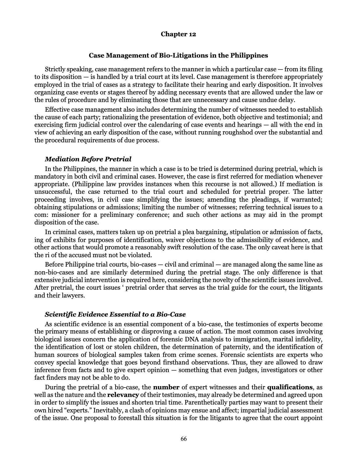Leveling the Playing Field, page 66