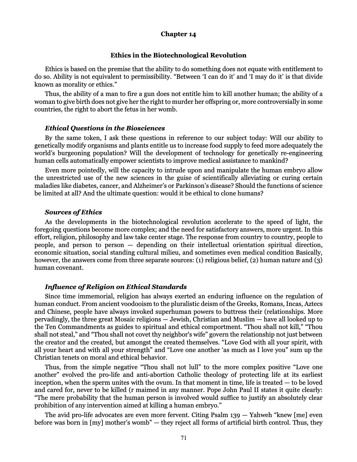 Leveling the Playing Field, page 71