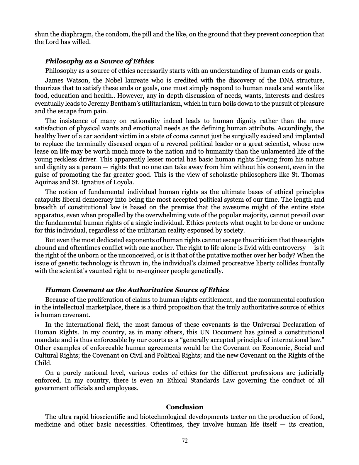 Leveling the Playing Field, page 72